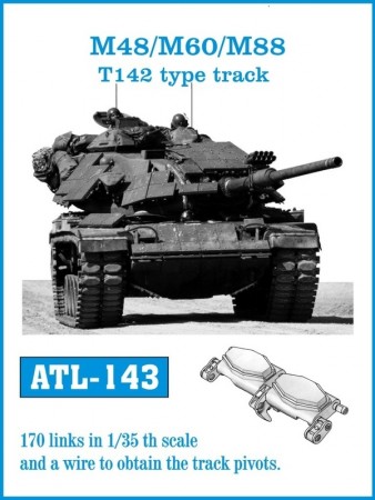 FriulModel 1:35 - ATL-143 M48/M60/M88 T142 type tracks