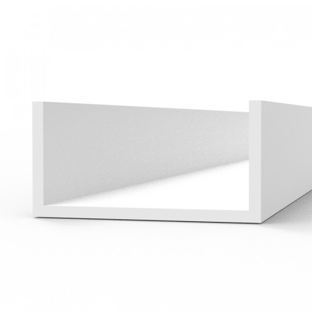 U Channel 6.0 width x 350mm - STYRENE STRIP