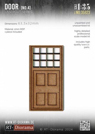 RT-Diorama 1:35 - 35923 Lasercut Doors No.4