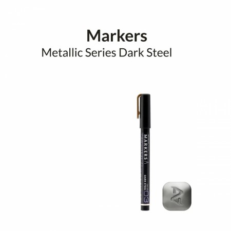 Gaahleri Metallic Series Marker - Dark Steel