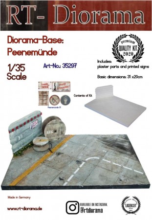 RT-Diorama 35297 Diorama Base: Peenemünde (1:35)