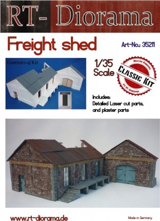 RT-Diorama 35211 Freight Shed (Modular System) (1:35)