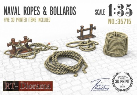 RT-Diorama 1:35 - 35715 Naval Ropes & Bollards