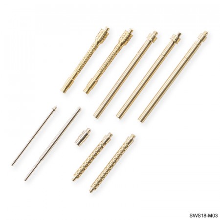 SWS18-M03 Bf 109 G Turned Metal Machine Gun and Pitot Tube Set