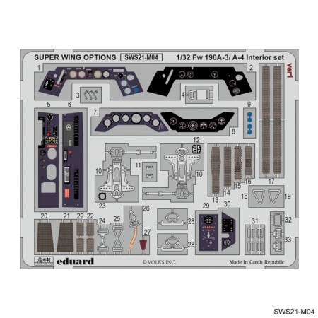 SWS21-M04 Fw 190 A-3/-4 Interior Set