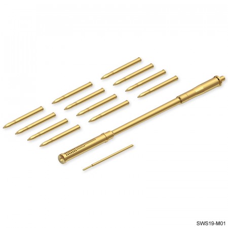 SWS19-M01 Hs 129 B-3 Turned Metal Machine Gun and Pitot Tube Set
