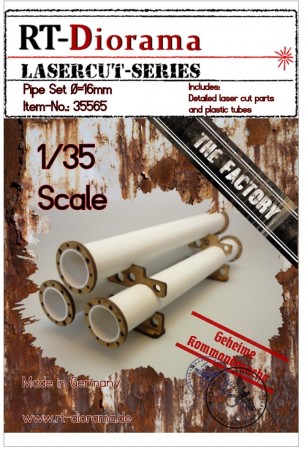 RT-Diorama 1:35 - 35565 Pipe Set 16 mm (3 pipes)