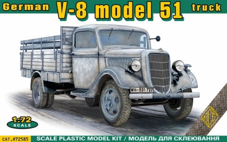 ACE 1:72 - V-8 model 51 German truck (72585)