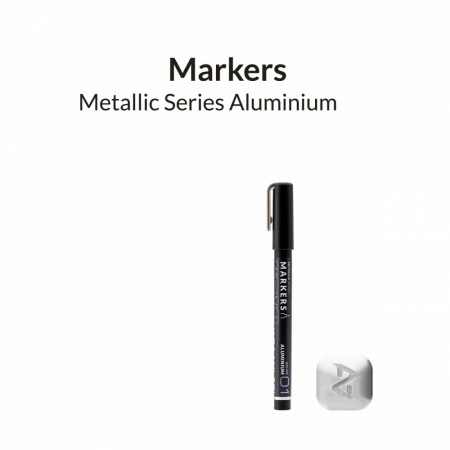 Gaahleri Metallic Series Marker - Aluminium