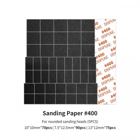 DSPIAE Sanding Paper for Arc Reciprocating Sanding Head #400