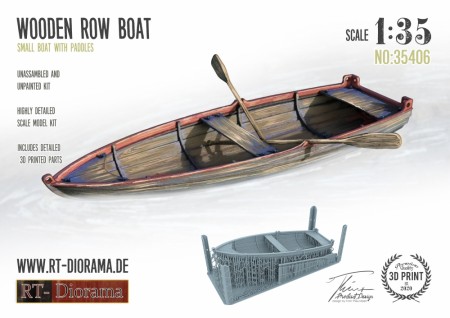 RT-Diorama 1:35 - 35406 Wooden Row Boat
