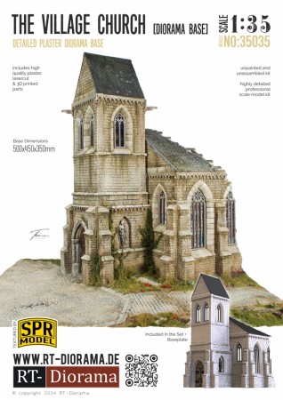 RT-Diorama 35035 Diorama Base - The Village Church (1:35)