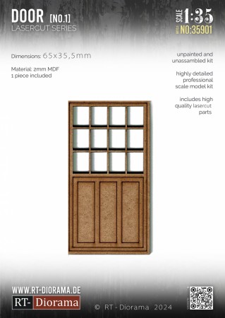 RT-Diorama 1:35 - 35901 Lasercut Doors No.1