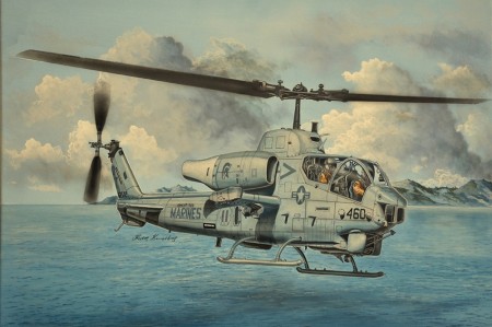Trumpeter 1:35 - Bell AH-1 W Super Cobra (Turned Exhaust) (05117)