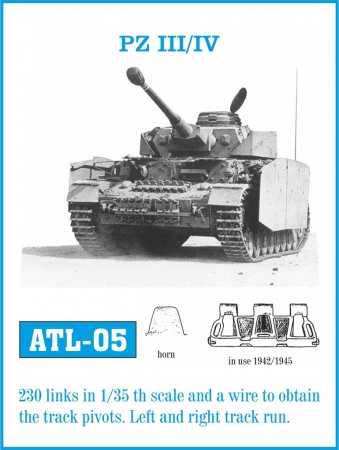 FriulModel 1:35 - ATL-05 Panzer III (H-K) / IV (F-J) Einsatz 1942-1945