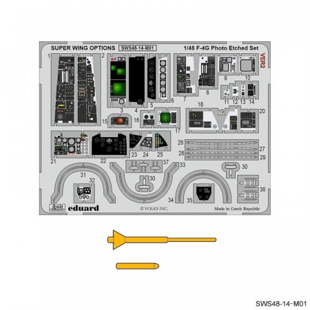 SWS48-14-M01 F-4G Photo-Etched Set