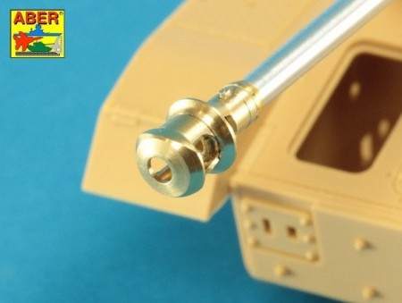 Germ.75mm barrel for KwK40L/48 with middle model muzzle brake for Pz.Kpfw.VI, Ausf.H late-Ausf.J early