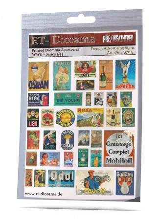 RT-Diorama 1:35 - 35823 French Advertising Signs