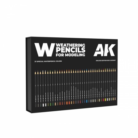 AK-Interactive 10047 Weathering pencils - Deluxe edition box