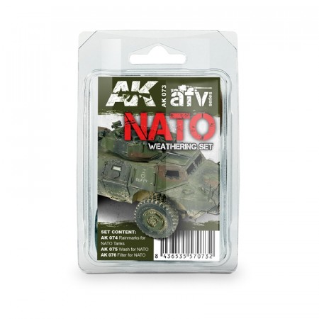 AK-Interactive AK073 NATO Weathering Set