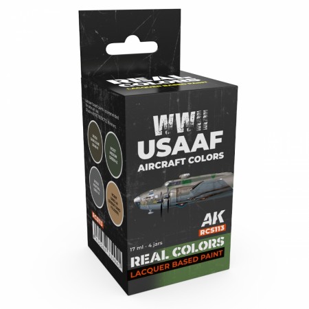 AK-Interactive RCS113 USAAF WWII Aircraft Colors Set 