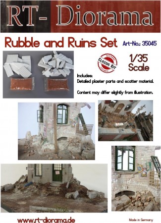 RT-Diorama 35045 Rubble and Ruins (1:35)