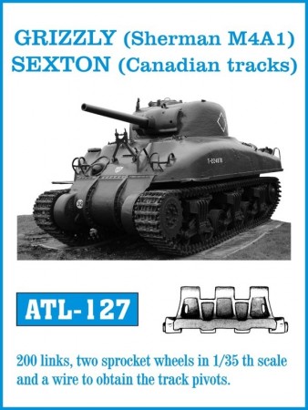 FriulModel 1:35 - ATL-127 GRIZZLY (Sherman M4A1), SEXTON (Canadian tracks)