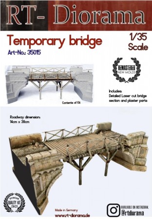 RT-Diorama 35015 Temporary Bridge (1:35)