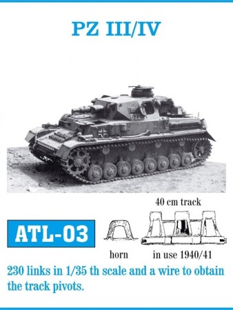 FriulModel 1:35 - ATL-03 Panzer III (H-J) / IV (E) Einsatz 1940-1941