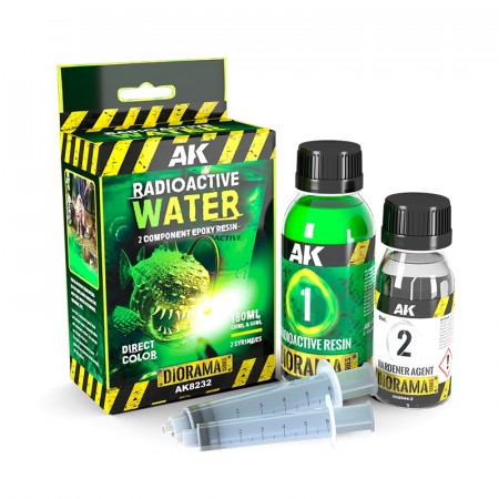 AK-Interactive Radioactive Water - 2 Components Epoxy Resin (8232)