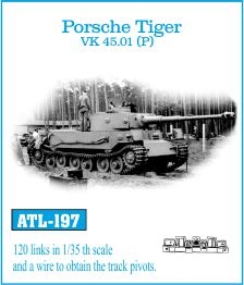 FriulModel 1:35 - ATL-197 Porsche Tiger VK45.01 (P)