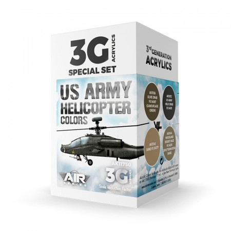 AK-Interactive AK11750 US Army Helicopter Colors