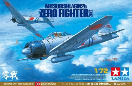 Tamiya 1/72 Zero A6M2B With 8 Markings (25170)