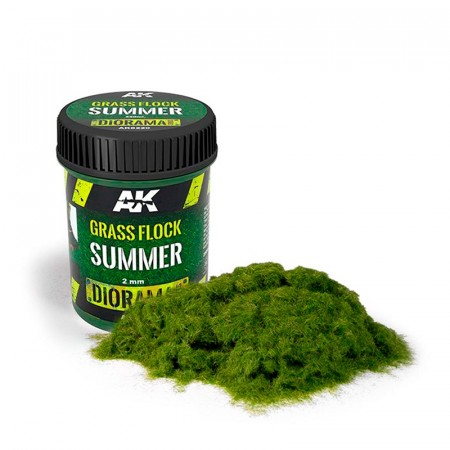 AK-Interactive Grass Flock 2mm Summer