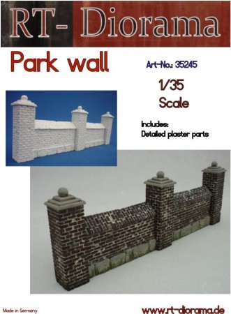 RT-Diorama 35245 Park Wall (1:35)