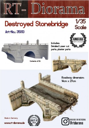 RT-Diorama 35013 Destroyed Stonebridge (1:35)