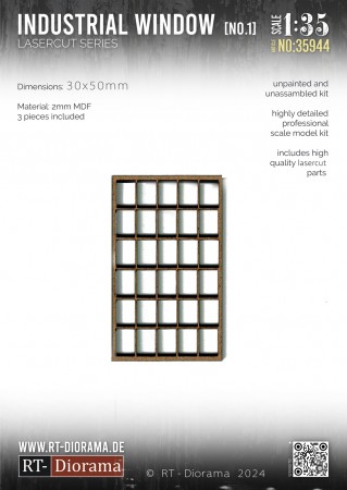 RT-Diorama 1:35 - 35944 Industrial Window No.1