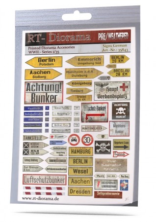 RT-Diorama 1:35 - 35843 Signs Germany