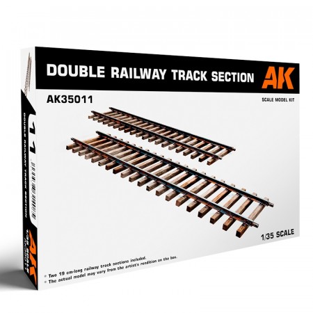AK-Interactive 1:35 - Double Railway Track Section 35011 