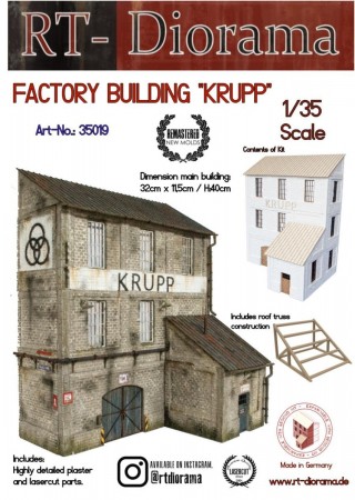 RT-Diorama 35019 Factory Building „Krupp“ (Modular System) (1:35)